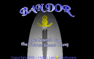 Bandor: The Search for the Storm Giant King