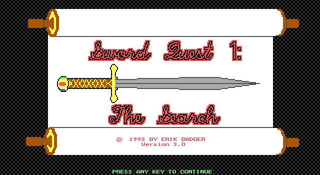 Sword Quest 1: The Search