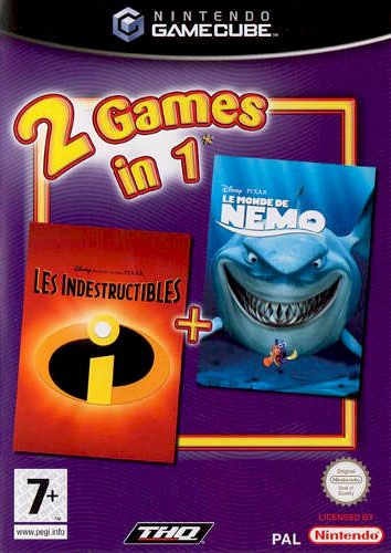 2 Games in 1: Les Indestructibles + Le Monde de Némo
