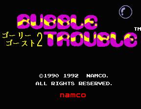 Bubble Trouble : Golly! Ghost! 2