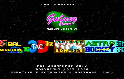 Galaxy Games - Multi-Game Video System