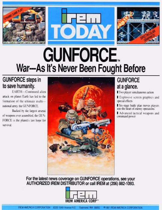 Gun Force - Battle Fire Engulfed Terror Island Gun Force - Battle Fire Engulfed Terror Island