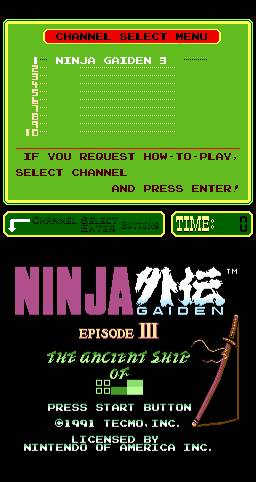 Ninja Gaiden Episode III - The Ancient Ship of Doom