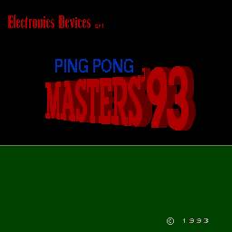 Ping Pong Masters '93