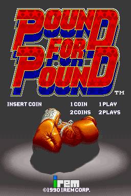 Pound for Pound Pound for Pound
