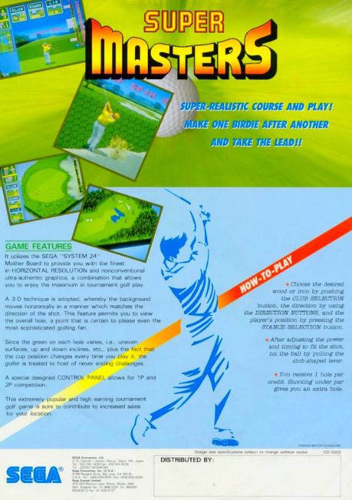 Super Masters Golf Super Masters Golf