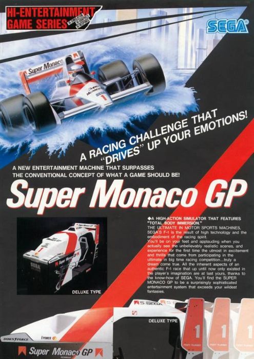 Super Monaco GP [2-Player Sit-Down model]