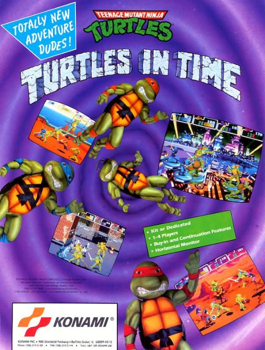 Teenage Mutant Ninja Turtles: Turtles in Time (4 Players Version)