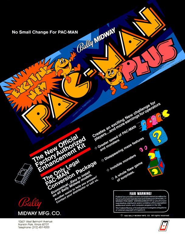 Pac-Man Plus Pac-Man Plus