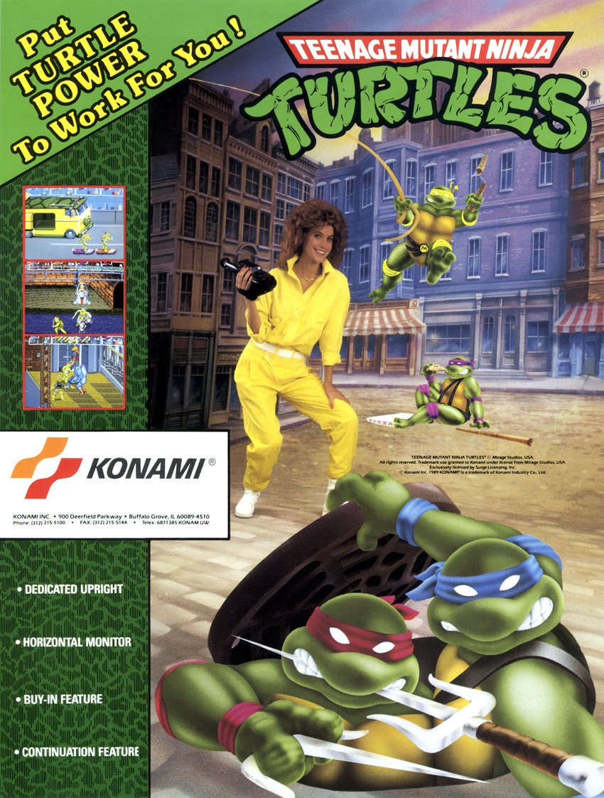 Teenage Mutant Hero Turtles (2 Players Version)