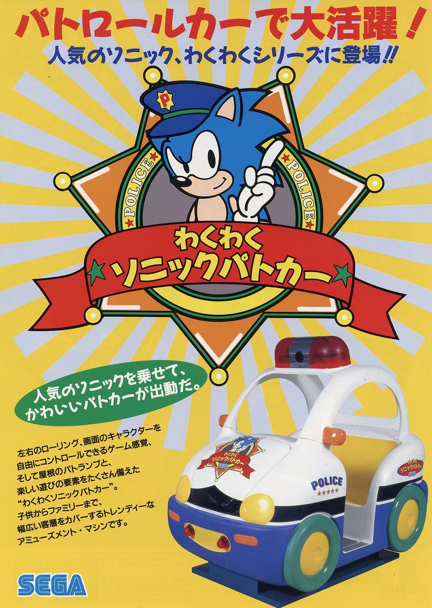 Waku Waku Sonic Patrol Car Waku Waku Sonic Patrol Car