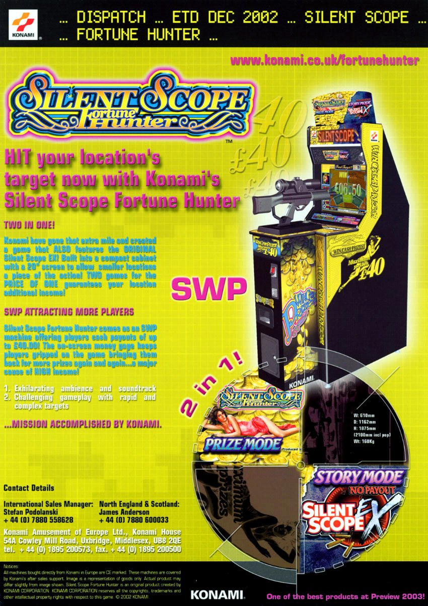 Silent Scope: Fortune Hunter