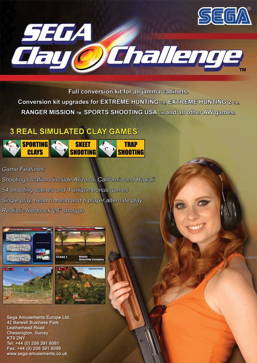 Sega Clay Challenge Sega Clay Challenge