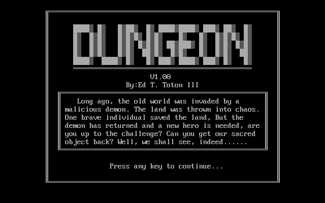 Dungeon (1990) Dungeon (1990)