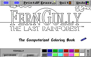 Fern Gully: The Last Rainforest Computerized Coloring Book Fern Gully: The Last Rainforest Computerized Coloring Book