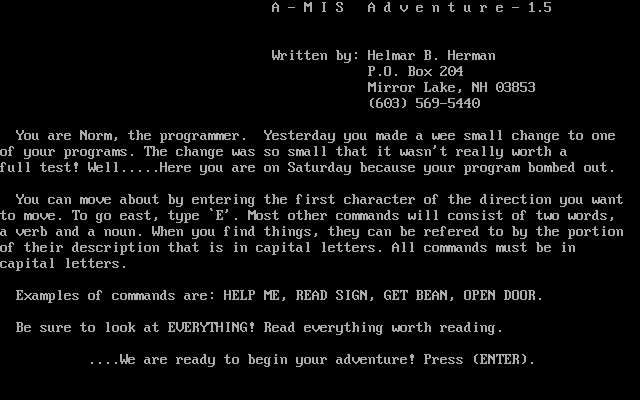 A-MIS Adventure A-MIS Adventure