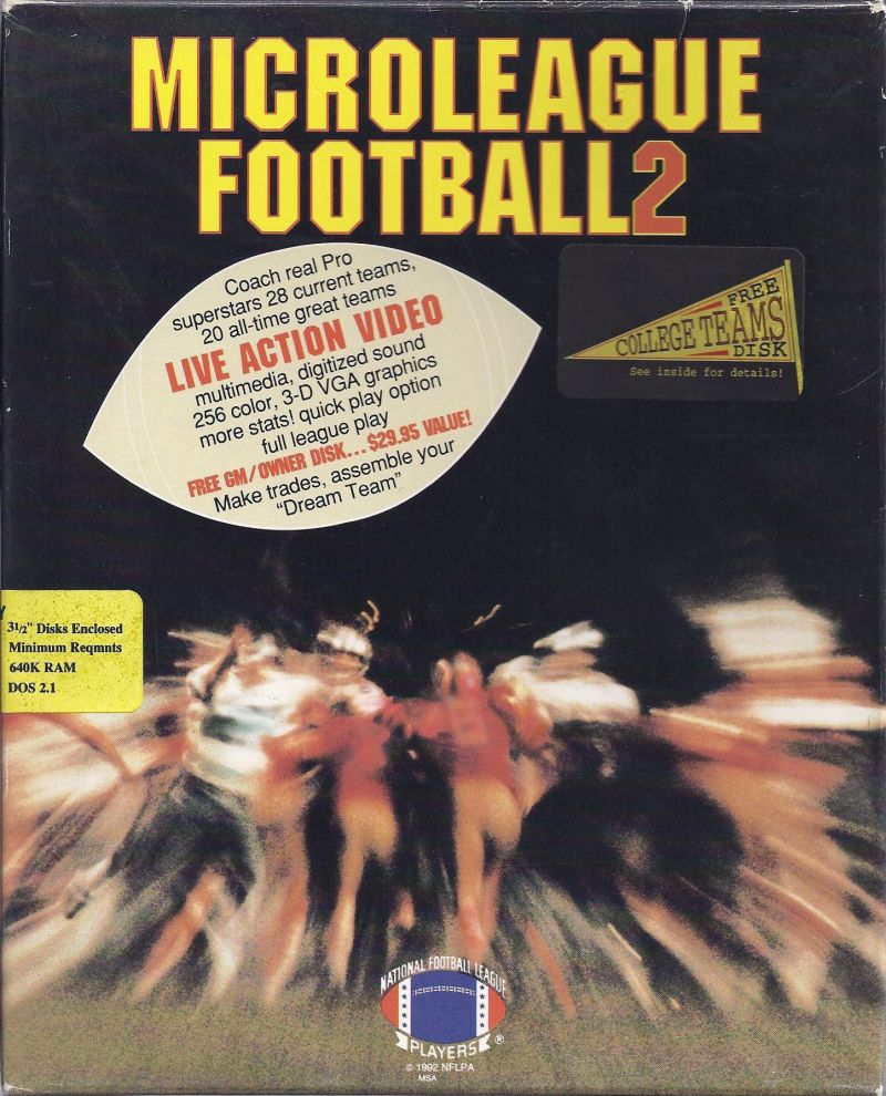 MicroLeague Football 2 MicroLeague Football 2