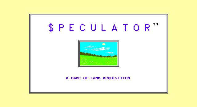 Speculator Speculator