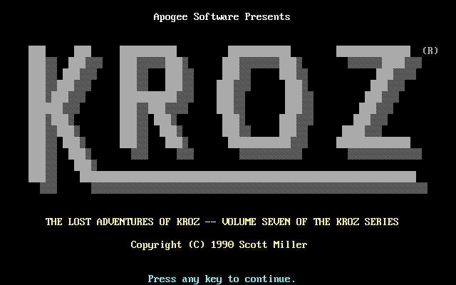 Lost Adventures of Kroz