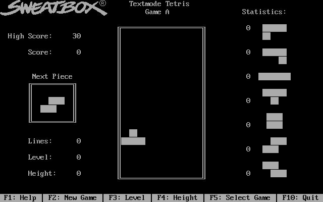 Textmode Tetris