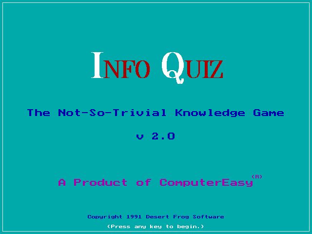 Info Quiz Info Quiz