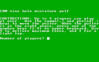 9-Hole Miniature Golf 9-Hole Miniature Golf