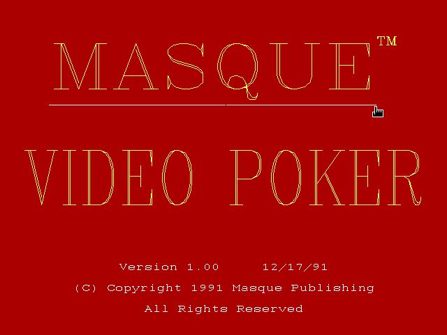 Masque Video Poker