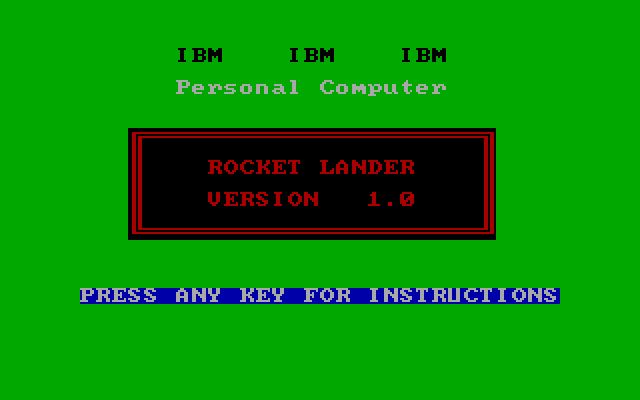 Rocket Lander Rocket Lander