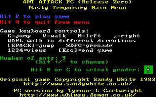 Ant Attack PC Ant Attack PC