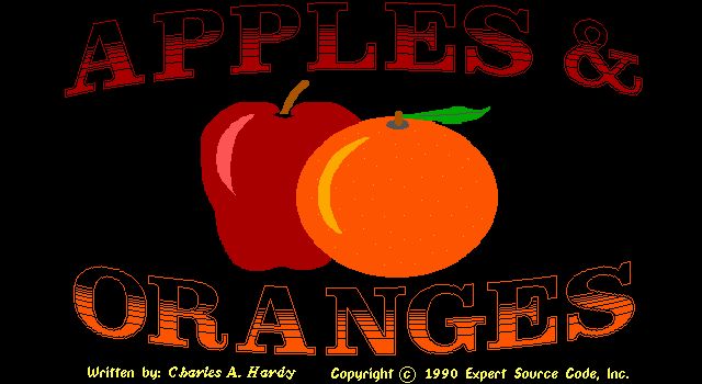 Apples & Oranges Apples & Oranges