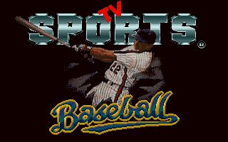 TV Sports: Baseball TV Sports: Baseball