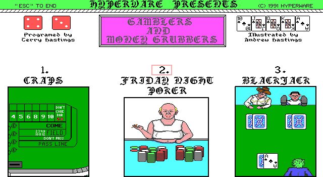Gamblers and Money Grubbers Gamblers and Money Grubbers