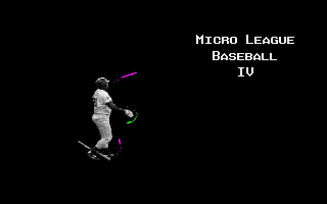 MicroLeague Baseball IV MicroLeague Baseball IV
