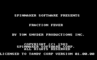 Fraction Fever Fraction Fever
