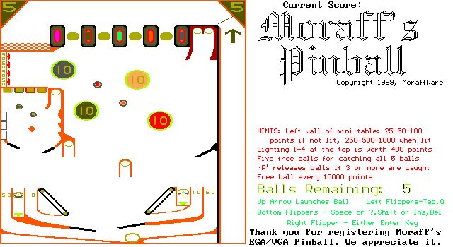 Moraff's Pinball