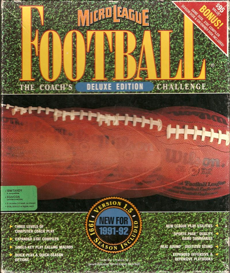MicroLeague Football: The Coach's Challenge - Deluxe Edition MicroLeague Football: The Coach's Challenge - Deluxe Edition