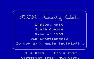 NCR Golf NCR Golf
