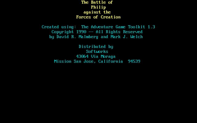 The Battle of Philip against the Forces of Creation The Battle of Philip against the Forces of Creation