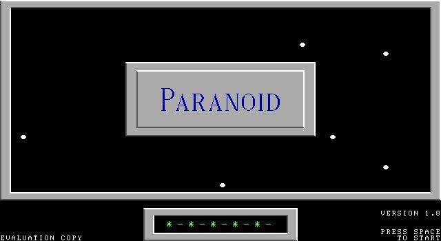 Paranoid Paranoid