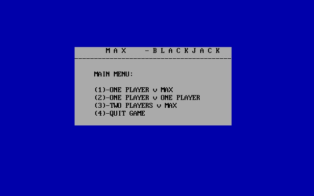 Max Blackjack Max Blackjack
