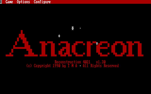 Anacreon: Reconstruction 4021 Anacreon: Reconstruction 4021