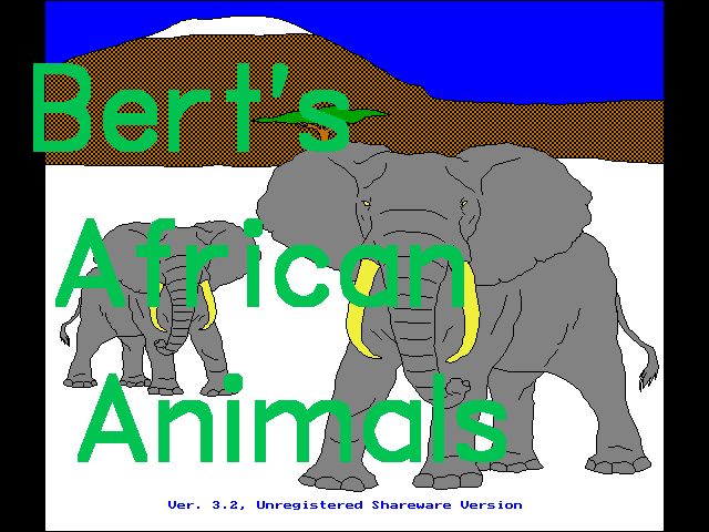 Bert's African Animals