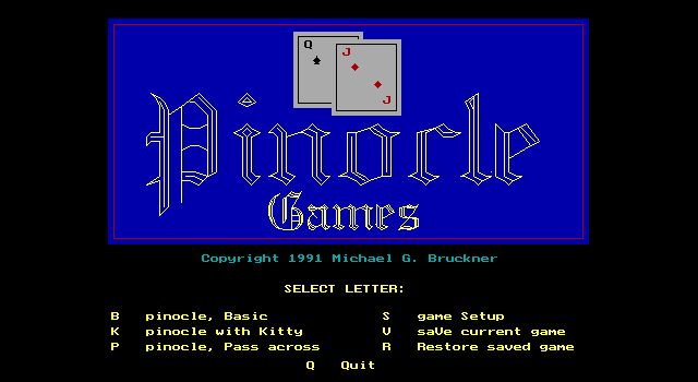 Pinocle Games Pinocle Games