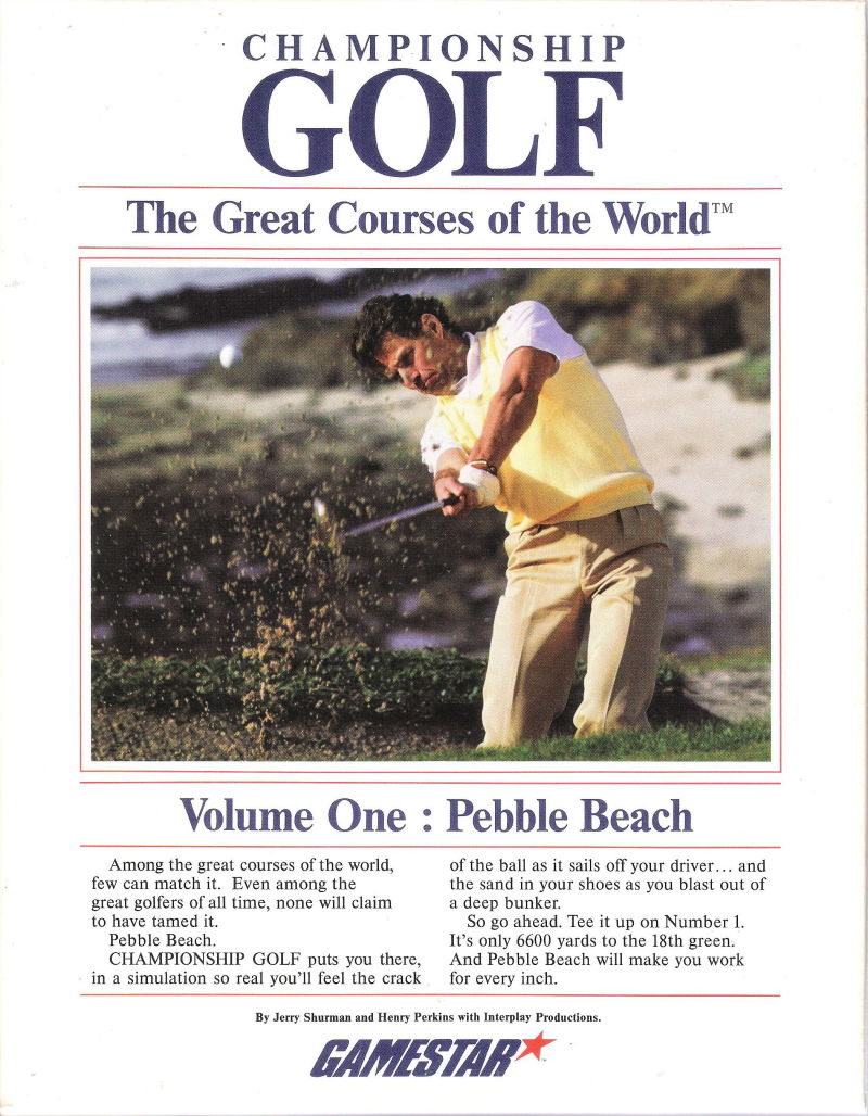 Championship Golf: The Great Courses of the World - Volume One: Pebble Beach Championship Golf: The Great Courses of the World - Volume One: Pebble Beach