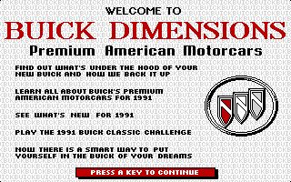 Buick Dimensions (1990)