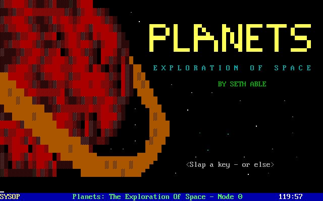 Planets: The Exploration of Space Planets: The Exploration of Space