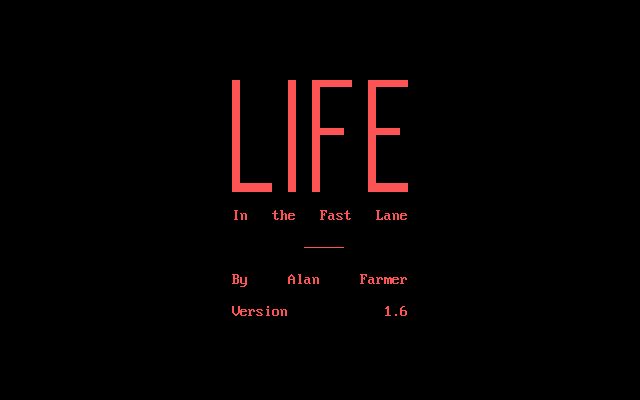 Life in the Fast Lane Life in the Fast Lane