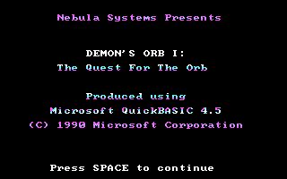 Demon's Orb I: The Quest for the Orb Demon's Orb I: The Quest for the Orb