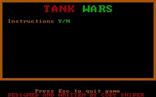 Tank Wars (1986)