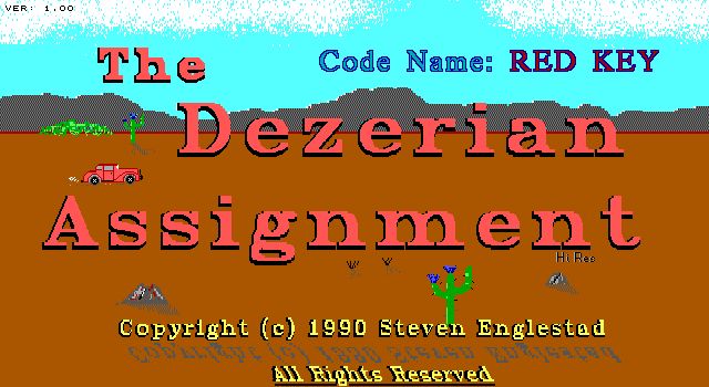 The Dezerian Assignment: Code Red Key The Dezerian Assignment: Code Red Key